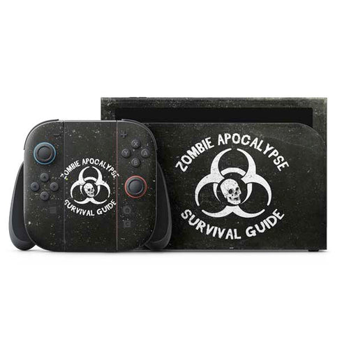 Zombie Apocalypse Survival Guide Nintendo Switch 2 (2025) with Joy-Con Skin